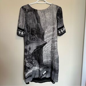 Descigal  Women's T-shirt Short Sleeve Dress x  M. Christian Lacroix Women's 6